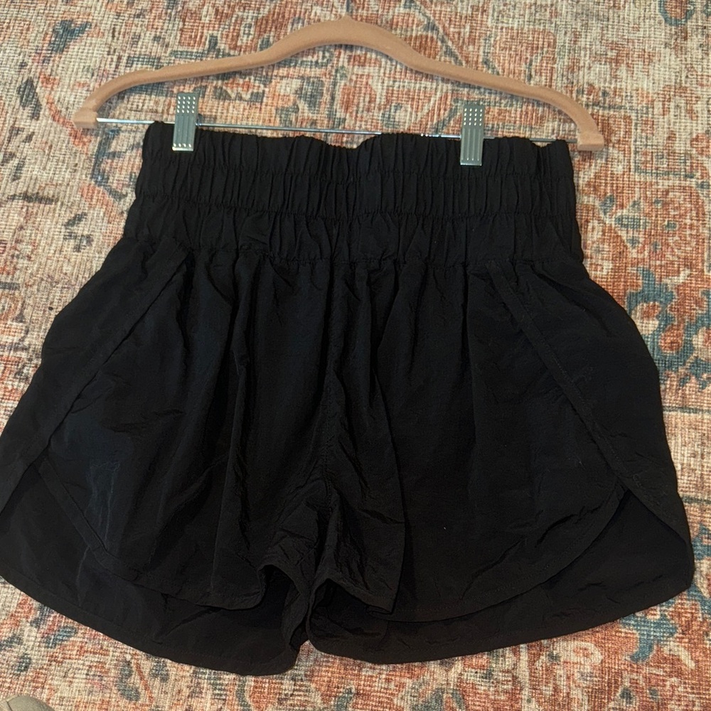 Zenana Outfitters High Waist Black Shorts